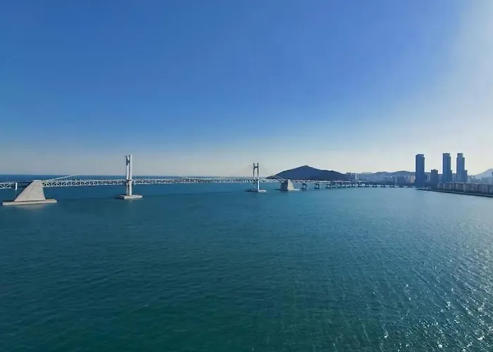 광안리해수욕장 오션뷰 달밤 Busan